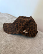 LEOPARD CAP - BROWN