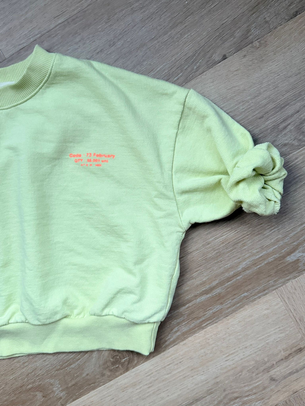 Cool lime sweater