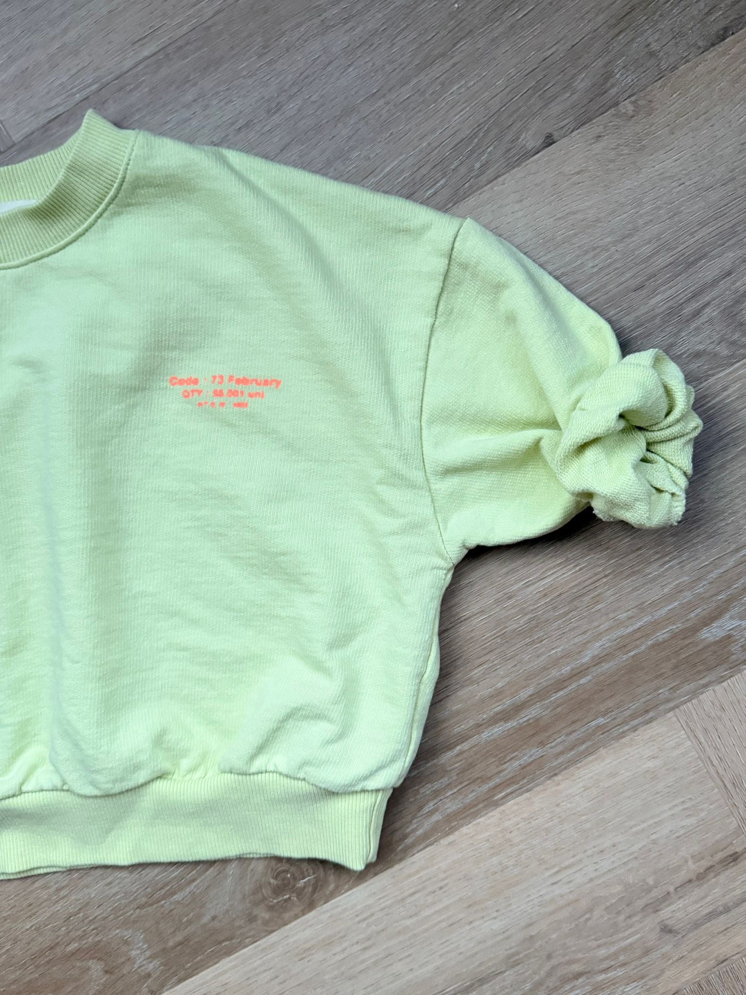 Cool lime sweater