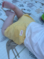 Pastel yellow shorts