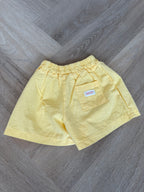 Pastel yellow shorts