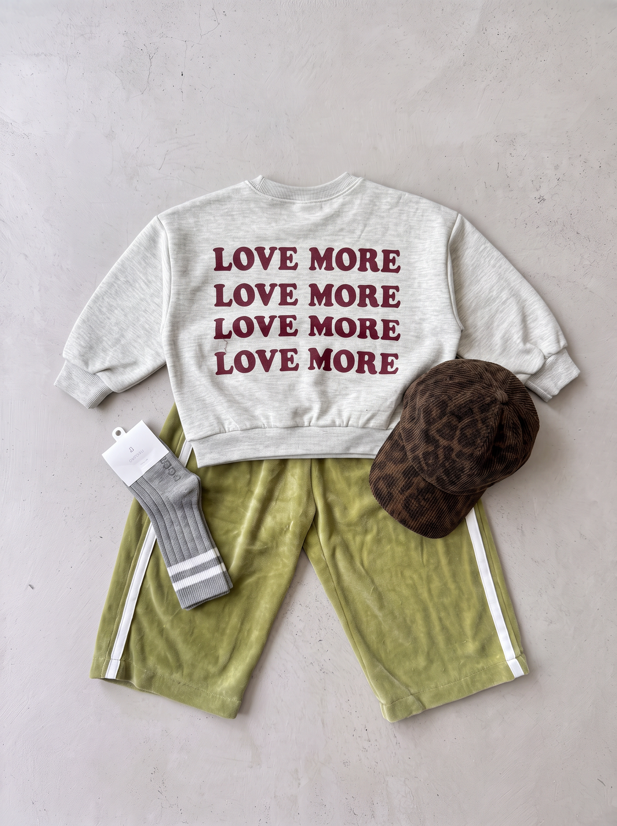 LOVE MORE SWEATER - OATMEAL