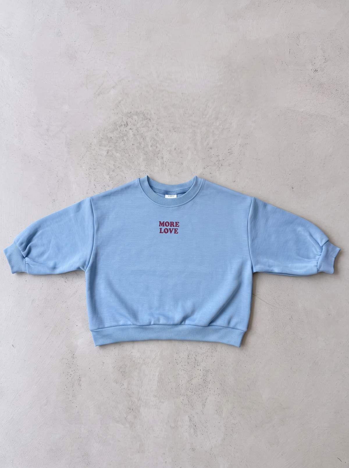 LOVE MORE SWEATER - VINTAGE SKY
