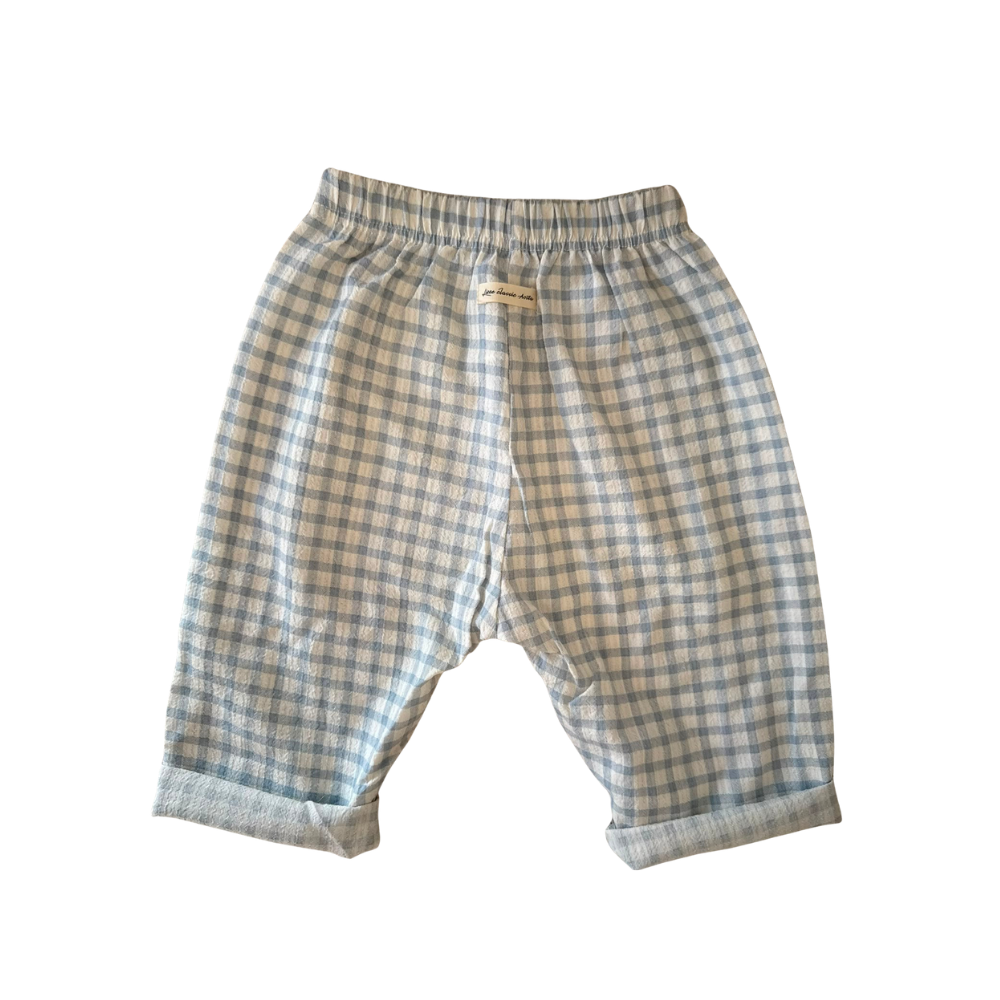 Breezy check pants