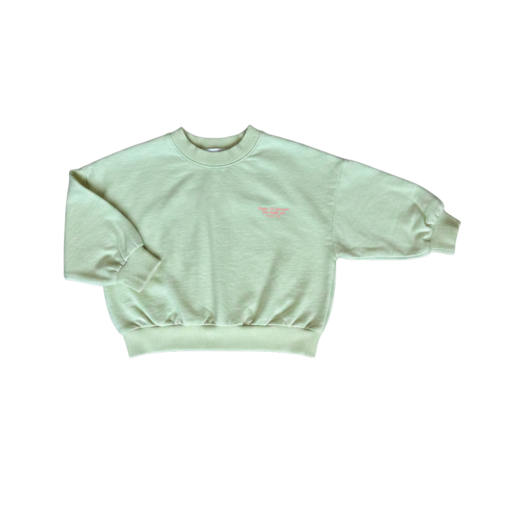 Cool lime sweater