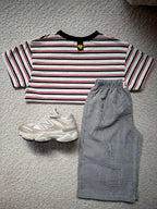 Smile striped tee