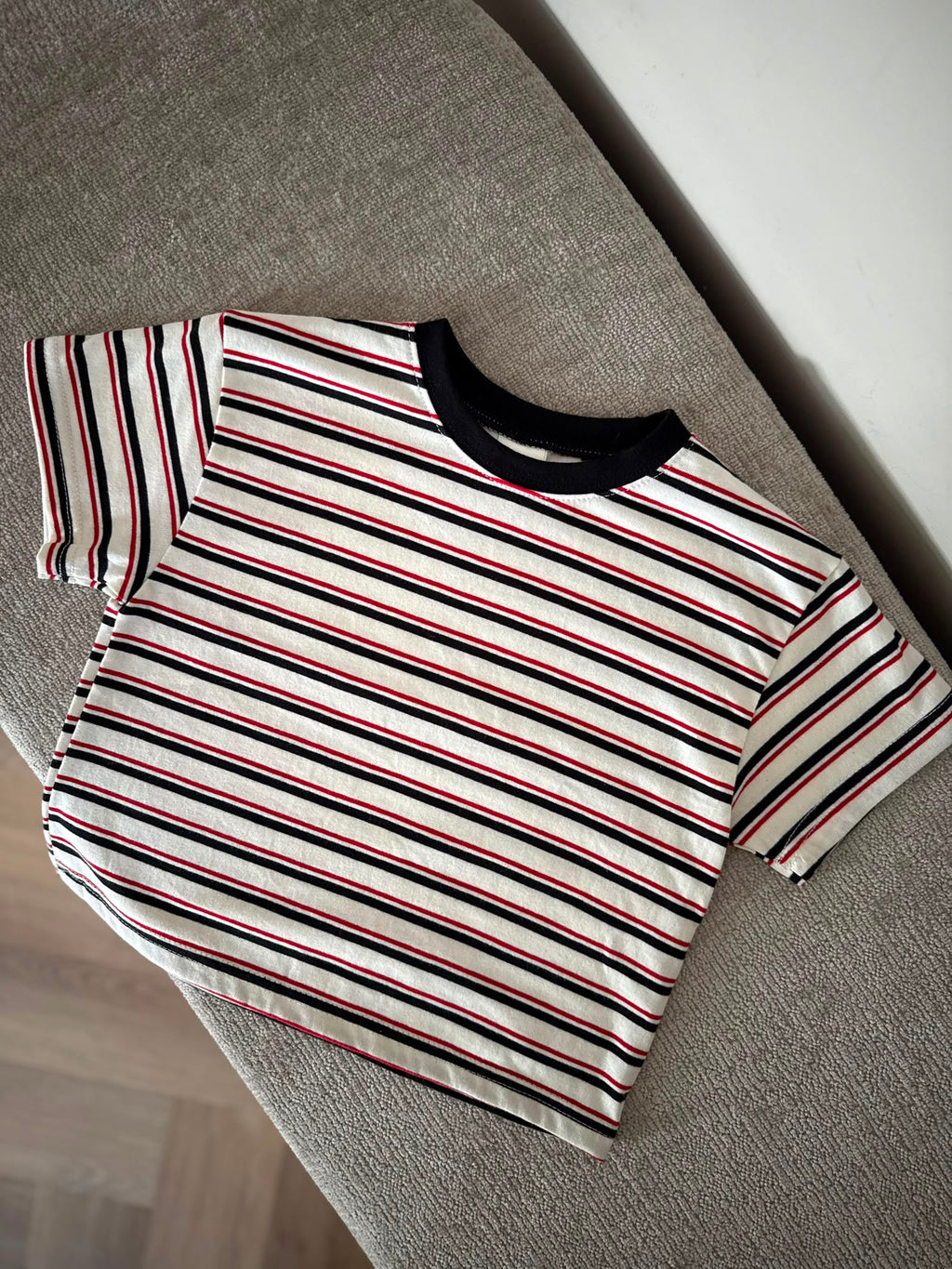Smile striped tee