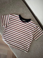 Smile striped tee