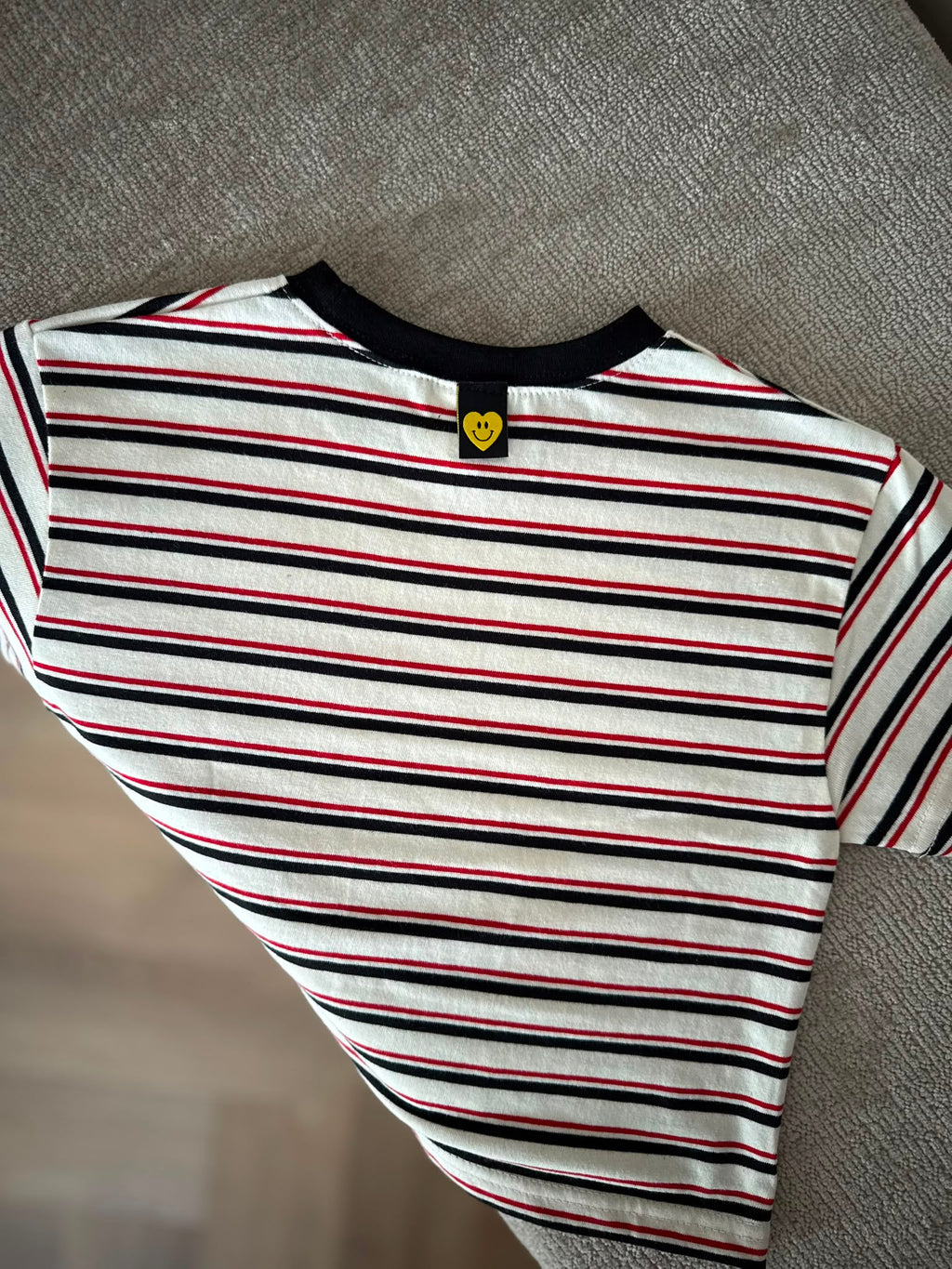 Smile striped tee