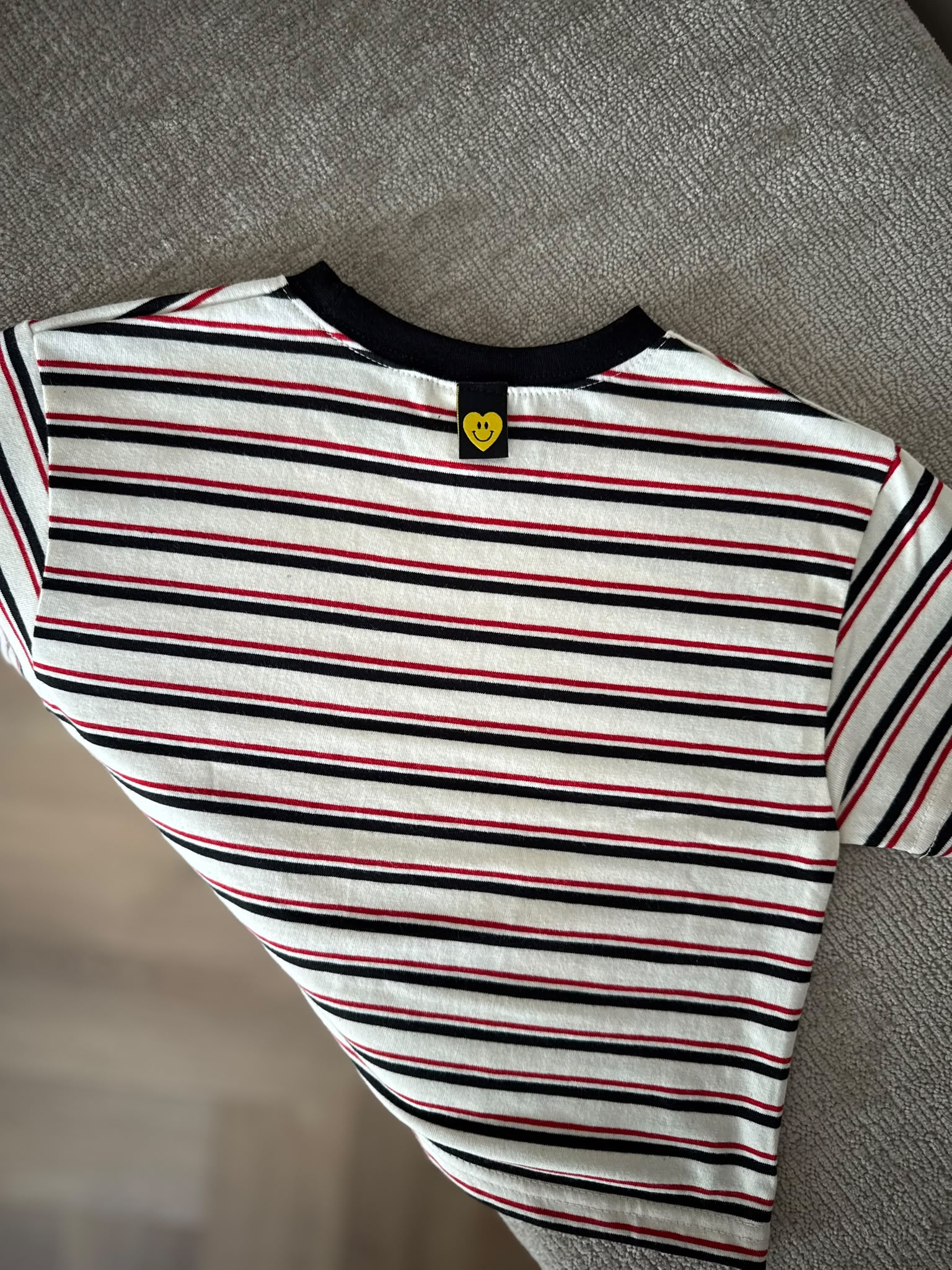 Smile striped tee