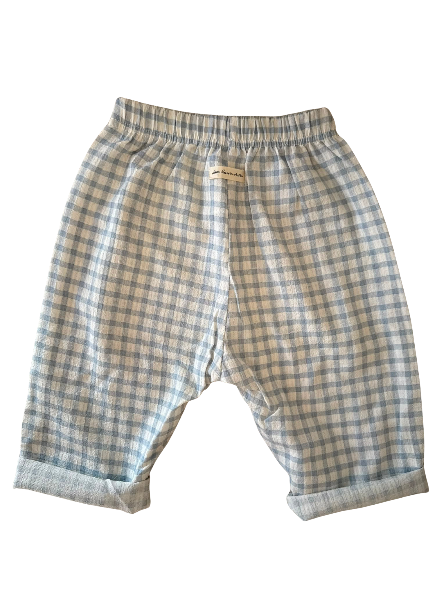 Breezy check pants
